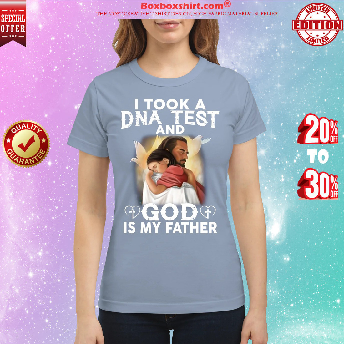 I took a DNA test and God is my father classic shirt