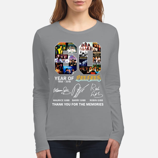 60 years of Bee Gees women's long sleeved shirt