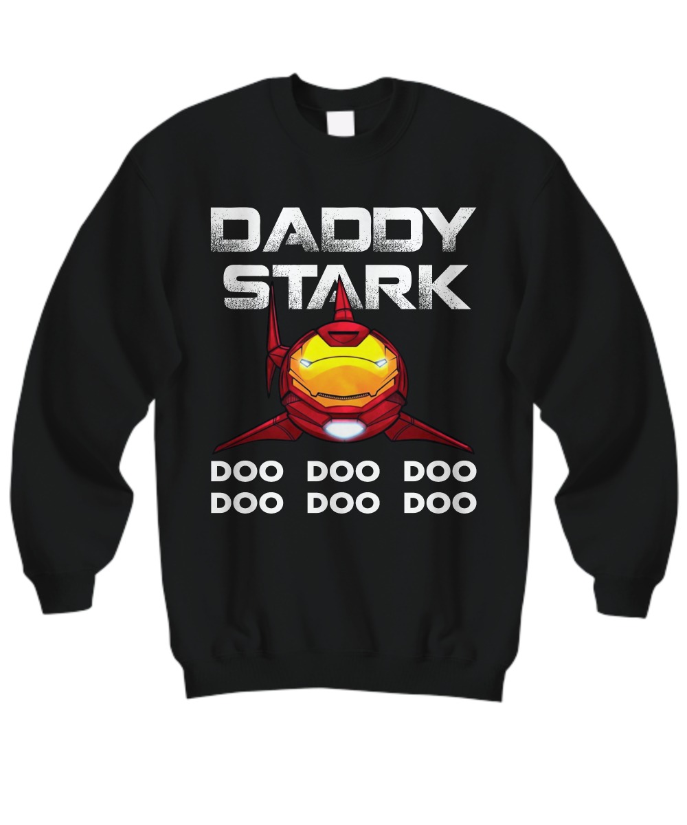 Iron man daddy shark doo doo doo sweatshirt
