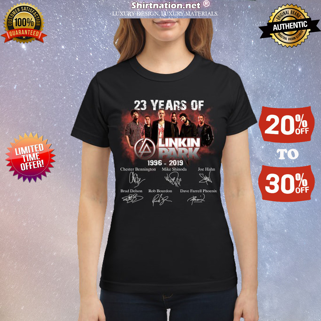 23 years of Linkin park 1996 2019 classic shirt
