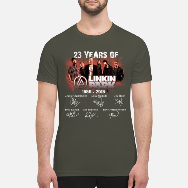 23 years of Linkin park 1996 2019 premium men's shirt