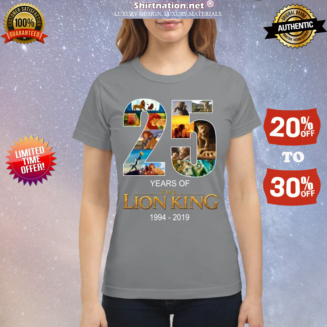 25 years of Lion King 1994 2019 classic shirt
