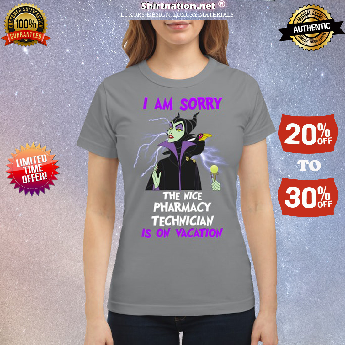 Maleficent I am sorry the nice pharmacy technician is on vacation classic shirt