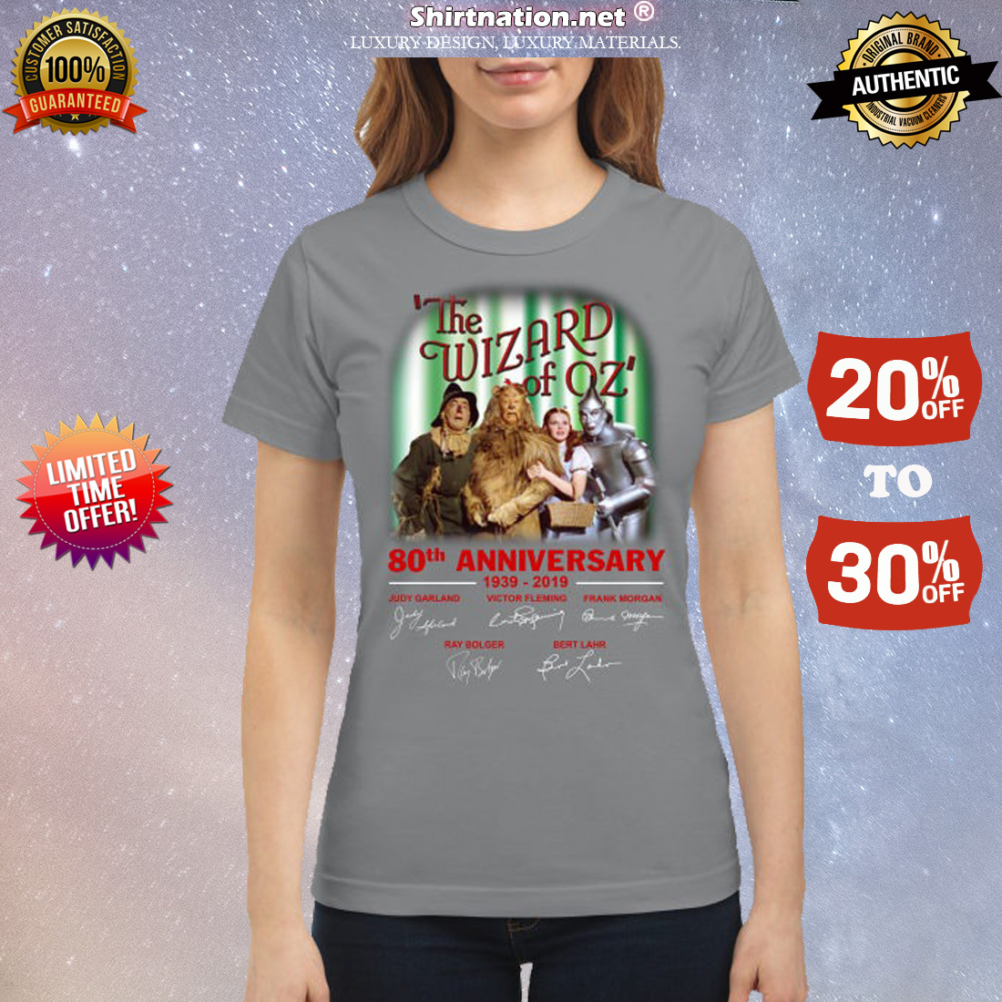 The Wizard of Oz 80th anniversary 1939 2019 classic shirt