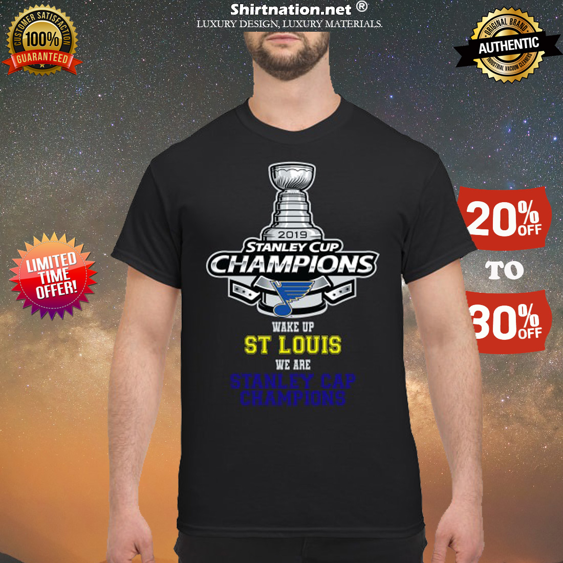 Wake up St Louis we are stanley cap champions classic shirt
