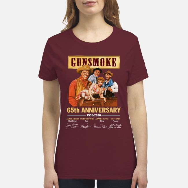 Gunsmoke 65th anniversary 1955 2020 premium women's shirt