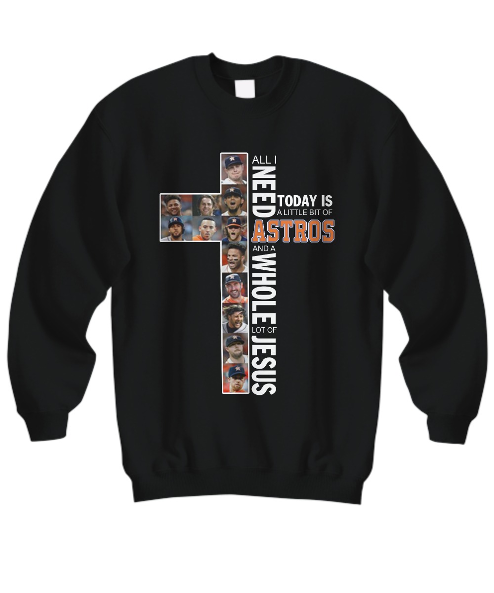 Houston Astros and Jesus sweatshirt