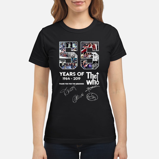 55 years of The Who classic shirt