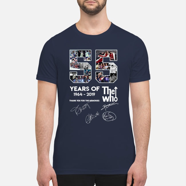 55 years of The Who premium men's shirt