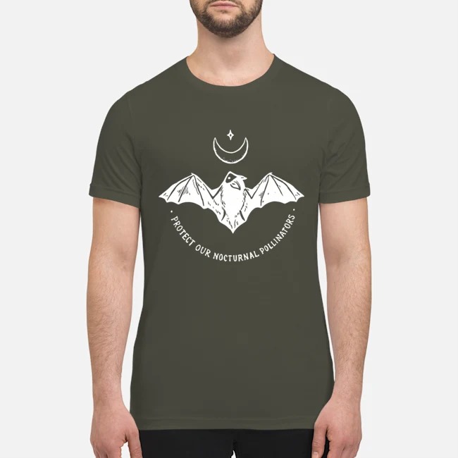 Bat protect our nocturnal pollinators premium men's shirt