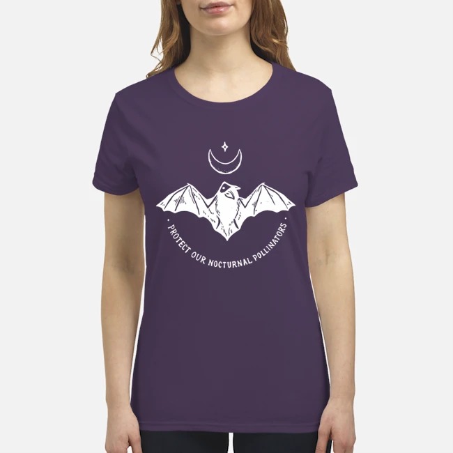 Bat protect our nocturnal pollinators premium women's shirt