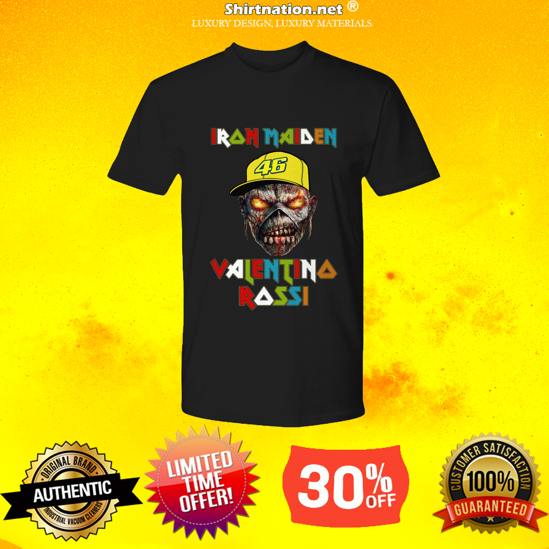 Iron Maiden Valentino Rossi premium shirt