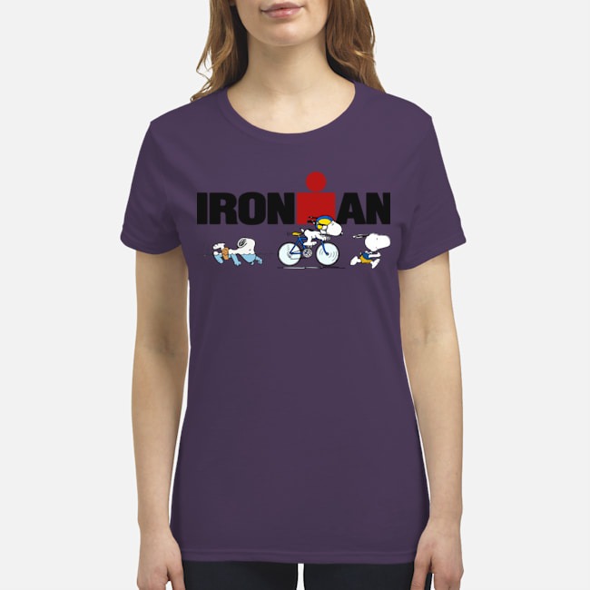 Ironman snoopy premium women's shirt