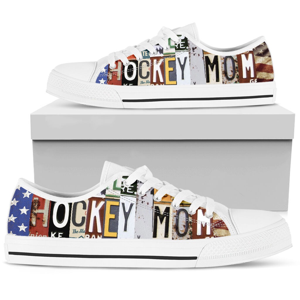 Hockey mom low top hot shoes
