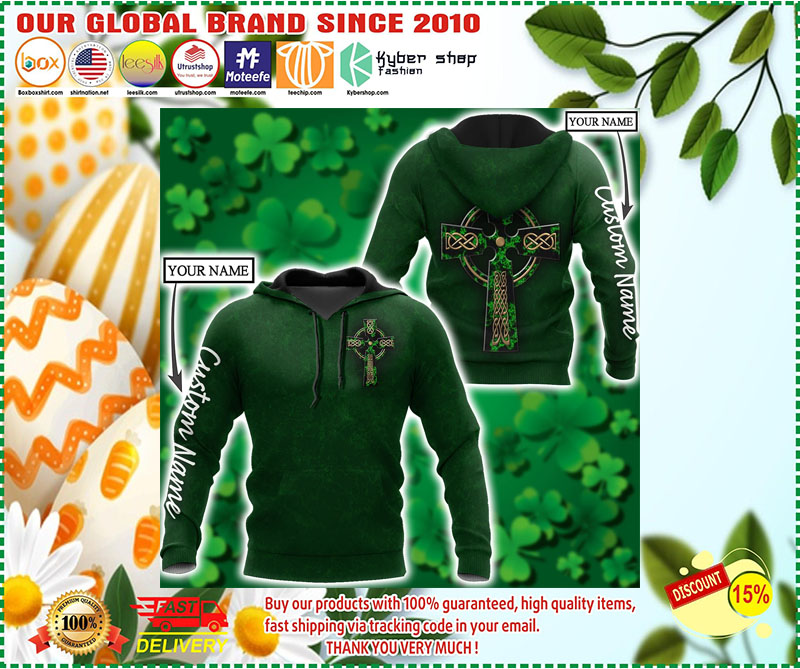 Irish StPatrick day custom name 3D hoodie 3 1