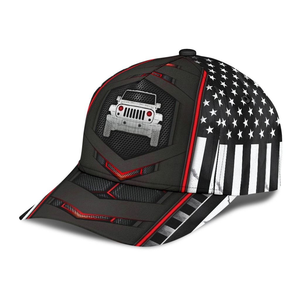 Jeep red flag carbon cap 2