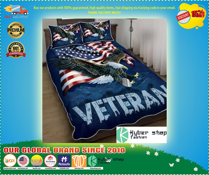 American eagle veteran bedding set 2