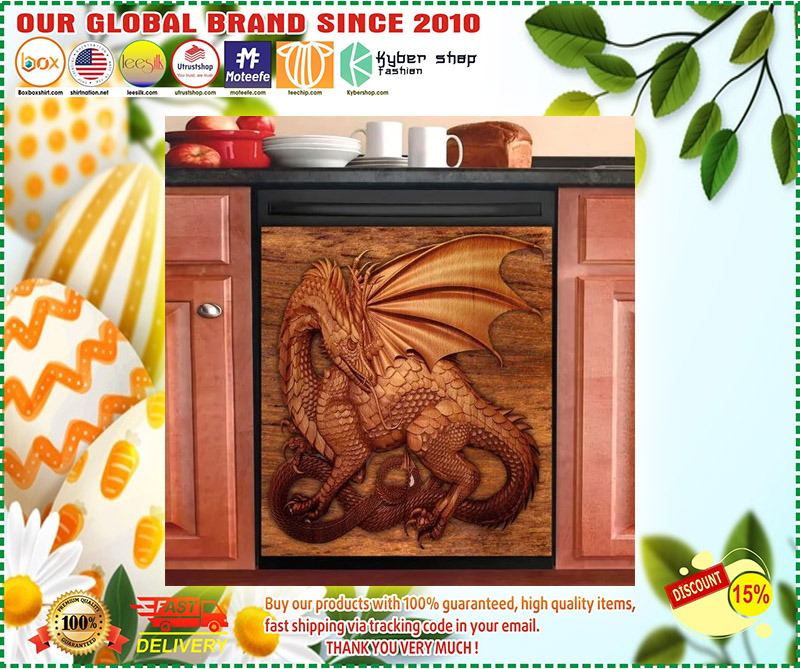 Dragon decor kitchen dishwasher 2 1