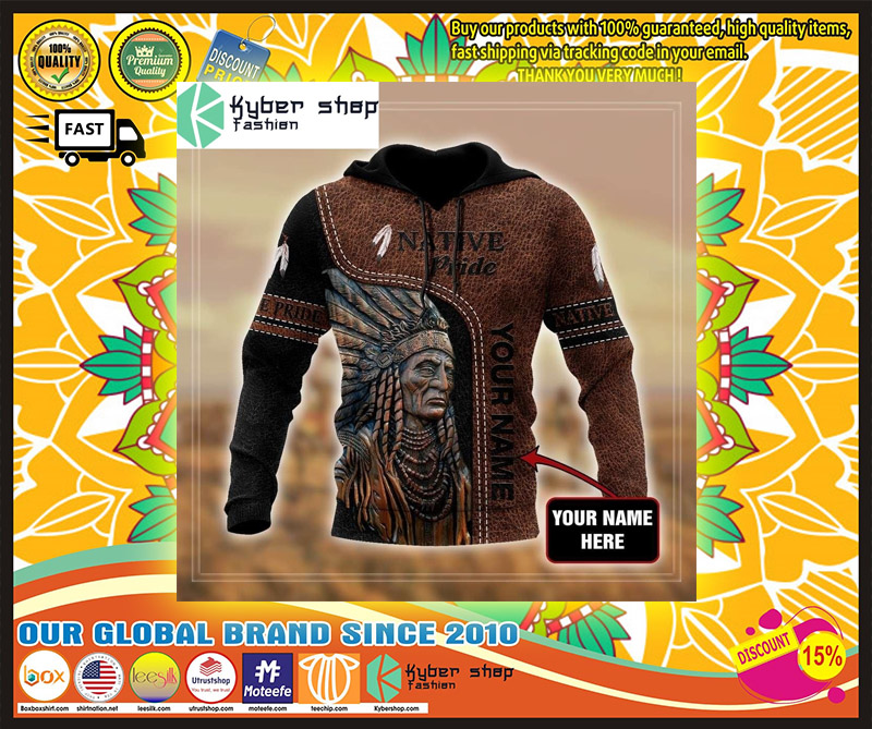 Native pride custom name 3D hoodie 4 1