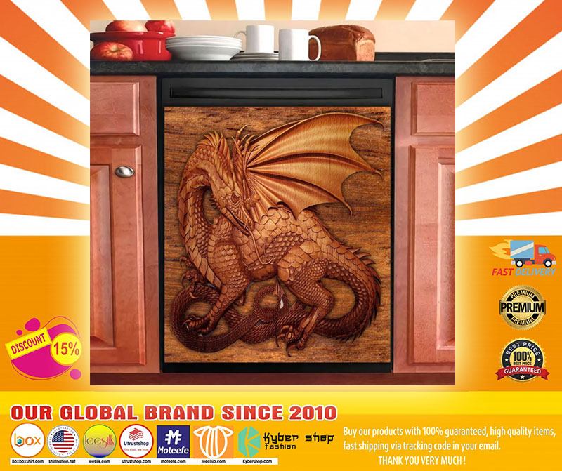 Dragon decor kitchen dishwasher4