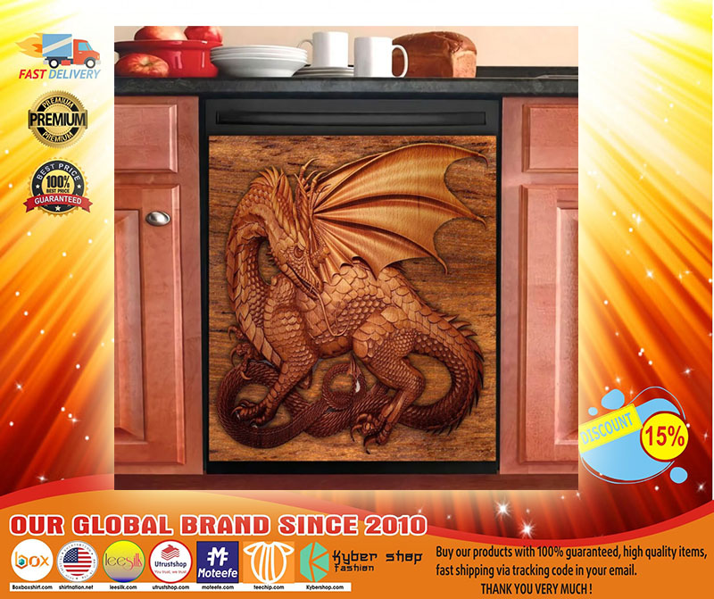 Dragon decor kitchen dishwasher3