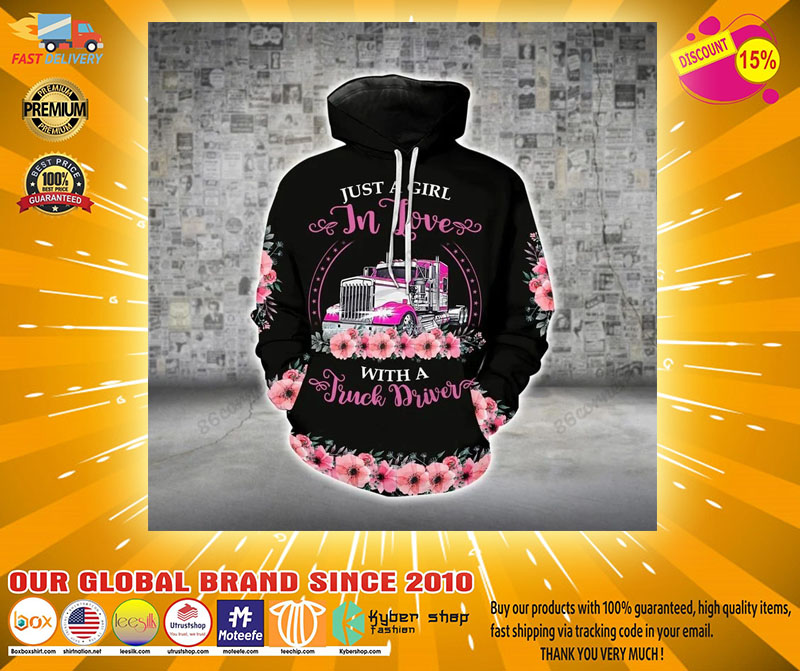 Just a girl in love with a truck driver 3D hoodie and legging2123123