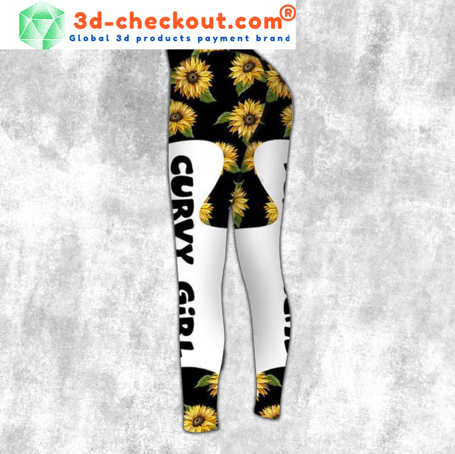 Sunflower Curvy girl love your body 3d hoodie and legging2 1