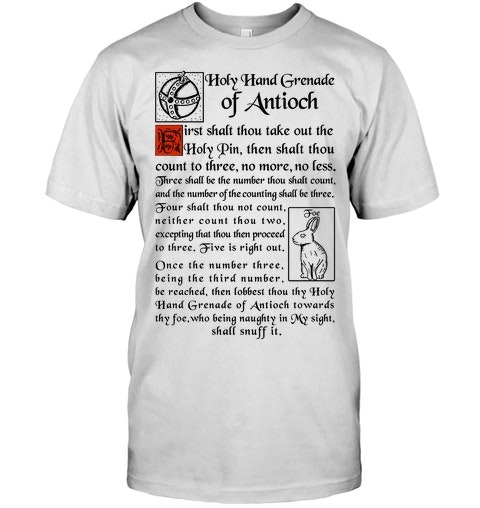 Holy Hand Grenade Of Antioch Shirt as