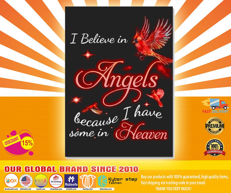 I believe in angels because I have some in heaven sticker4