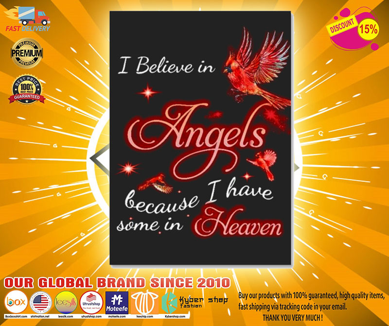 I believe in angels because I have some in heaven sticker2
