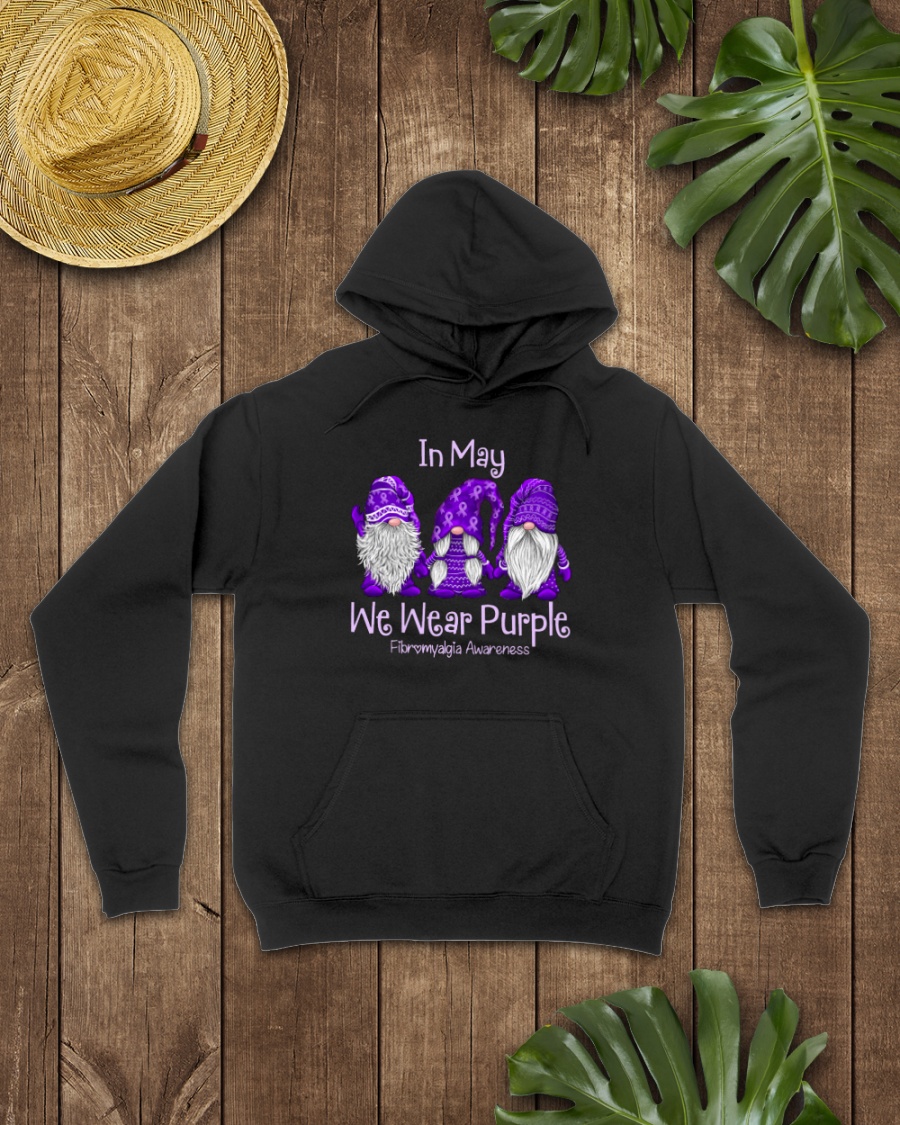 in May We Wear Purple Fibromyalgia Awareness Shirt3