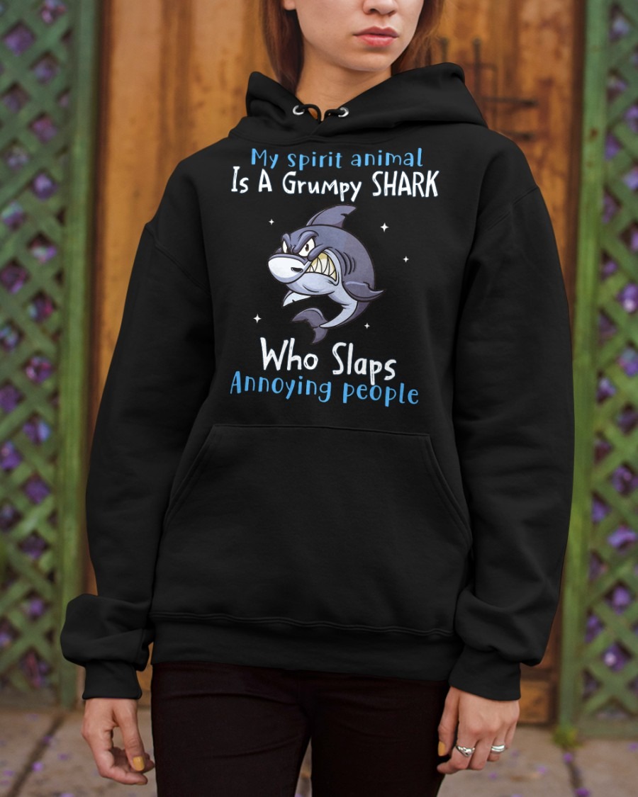 My spirit animal is a grumpy shart who slaps annoying people shirt hoodie