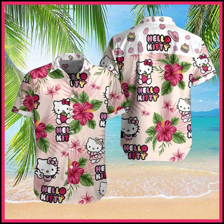 Hello kitty hawaiian shirt3