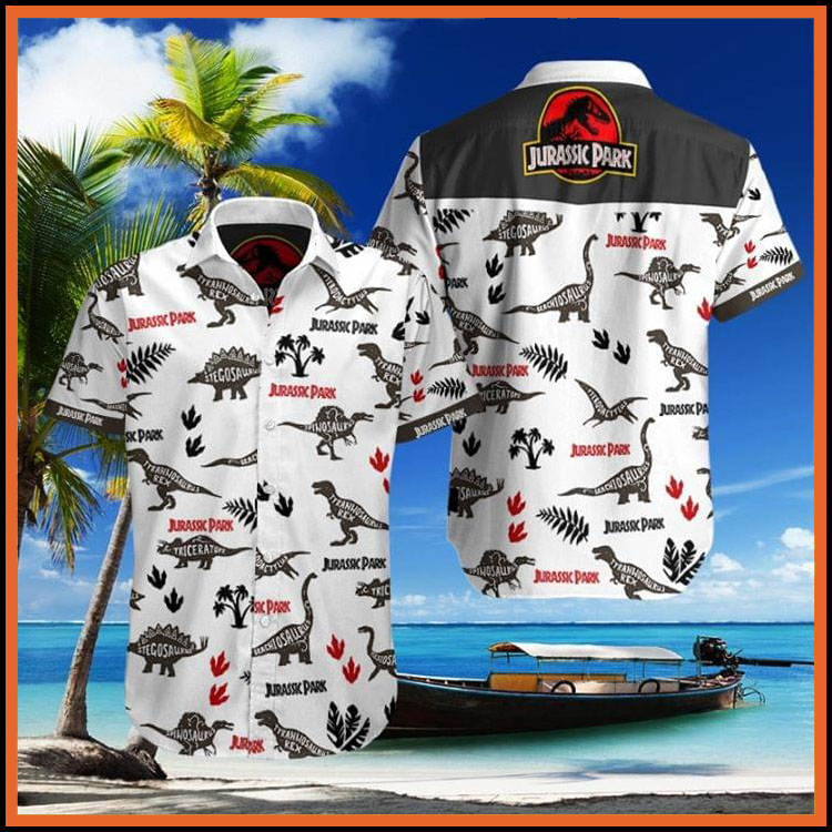 Jurassic park hawaiian shirt7