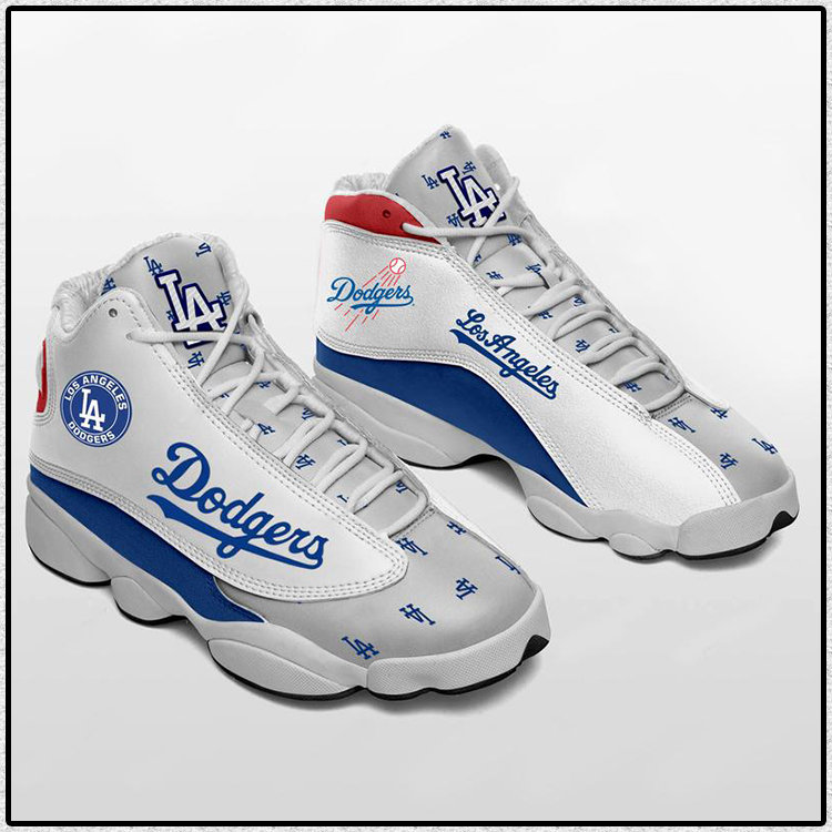 LA Dodgers Team Air Jordan 13 Baseball Team sneaker1