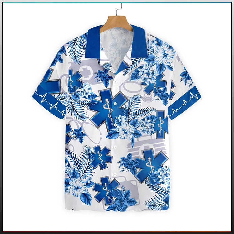 Paramedic Name Custom Hawaiian Shirt pts1