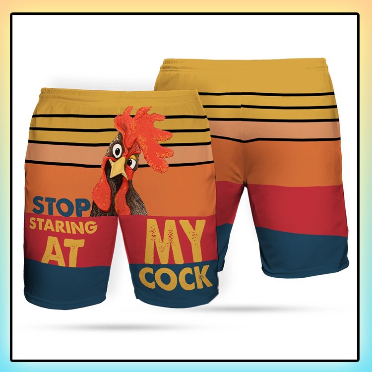Stop Staring At My Cock Beach Short1
