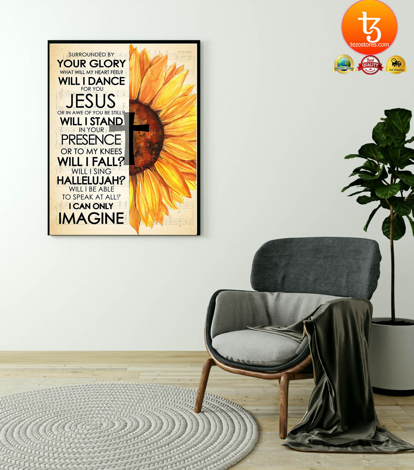 Surrounded by your glory what will my heart feel will I dance for you jesus poster6