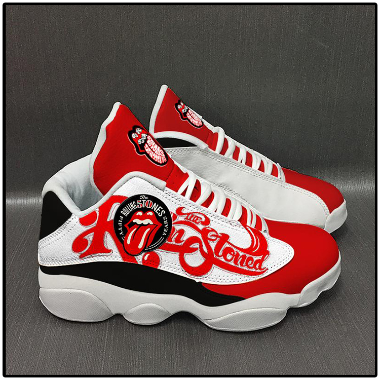 The Rolling Stones Form Air Jordan 13 Sneakers 3