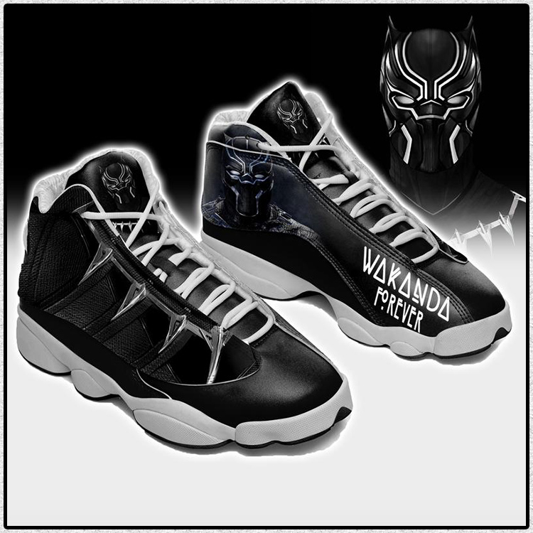 Wakanda Forever Black Panther Air Jordan 13 sneaker5