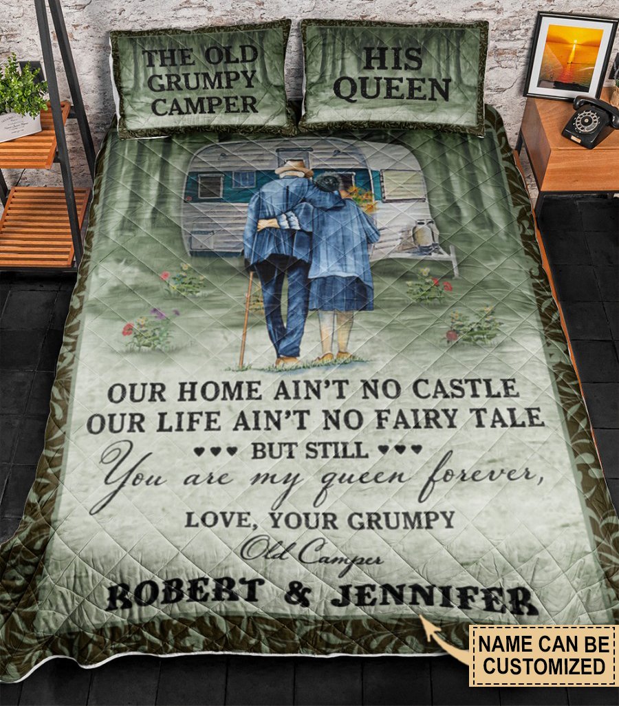 Our Home Aint No Castle Our Life Aint No Fairy Tale Custom Personalized BeddingB