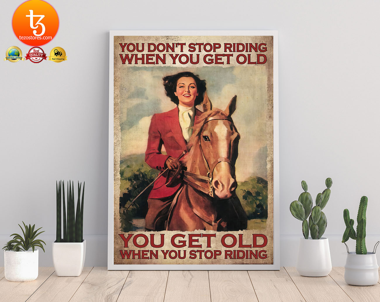 You dont stop riding when you get old poster2