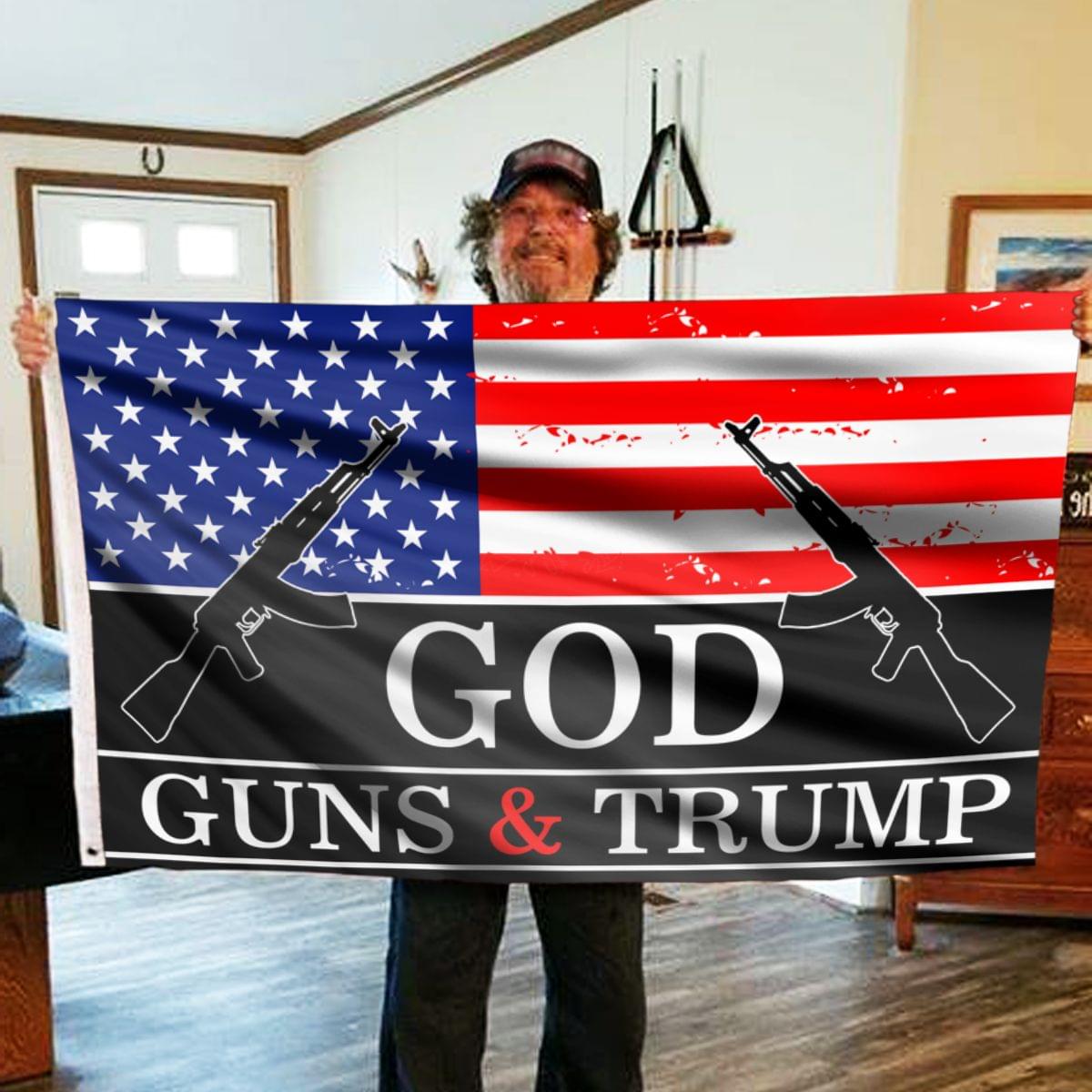 27 God Guns and Trump Flag 2
