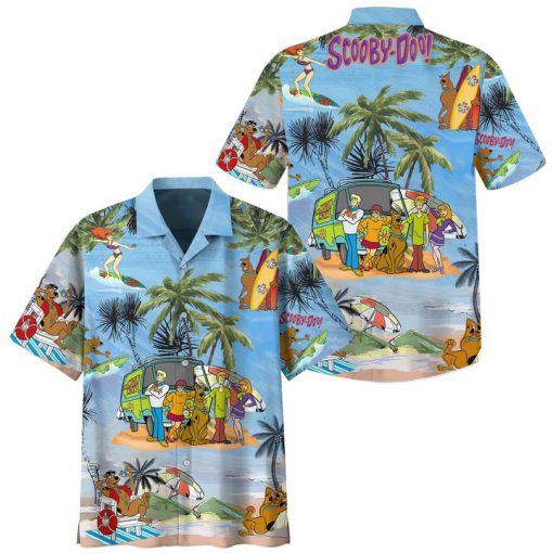 Scooby doo summer vacation hawaiian shirt and beach