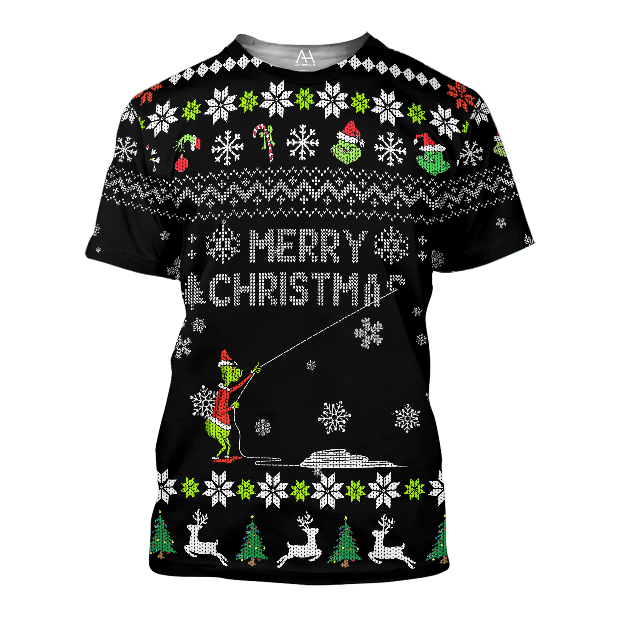 Grinch Merry christmas 3d shirt hoodie 2