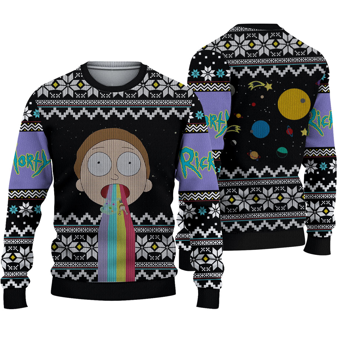 Rick And Morty galaxy 3d shirt hoodie 1