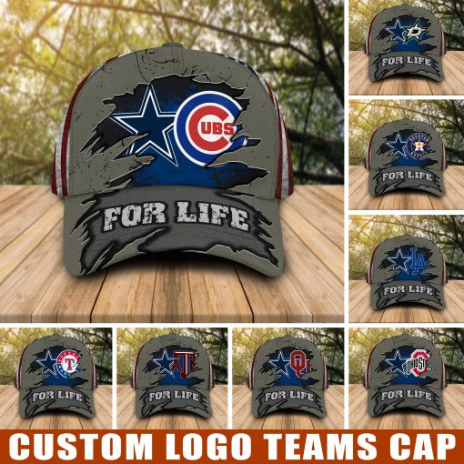 Dallas Cowboys with custom logo sport team cap 1