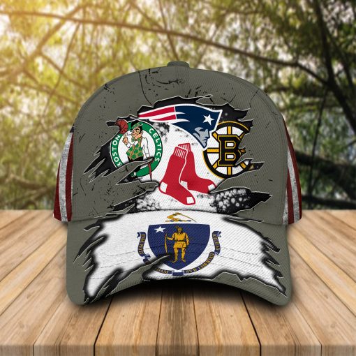 Boston Sports Massachusetts cap hat 1