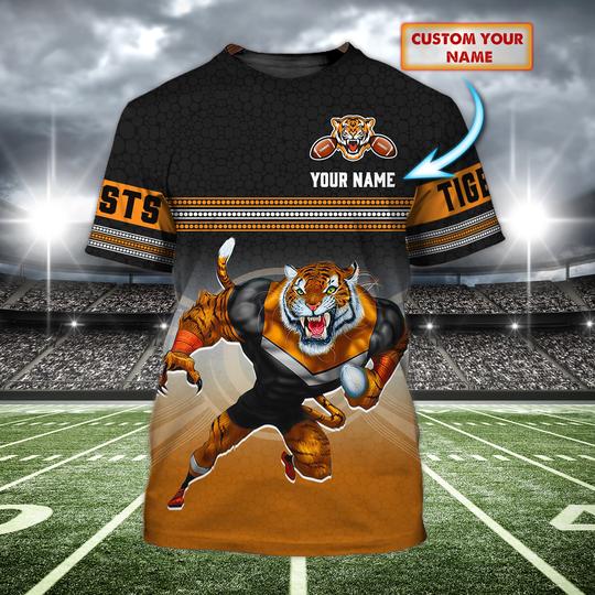 Personalized Wests Tigers personalized 3d t shirt 1