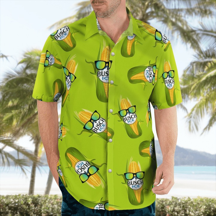 Corn Busch Ice hawaiian shirt 3